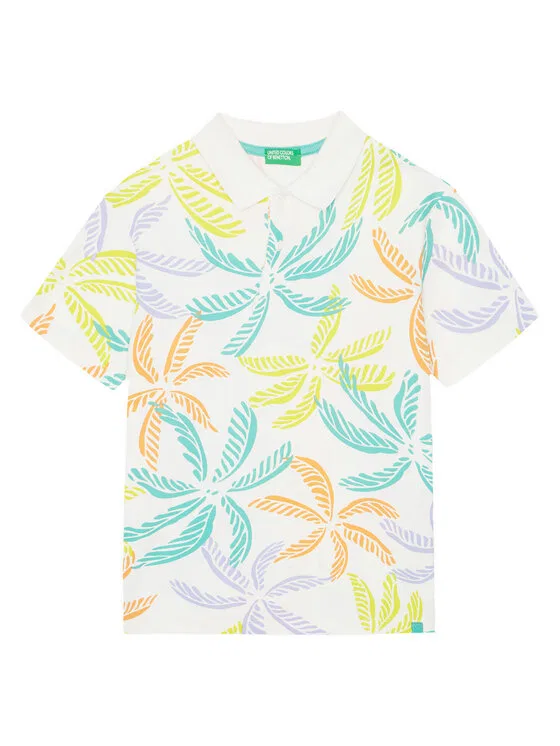 Поло regular fit United Colors Of Benetton, мультиколор