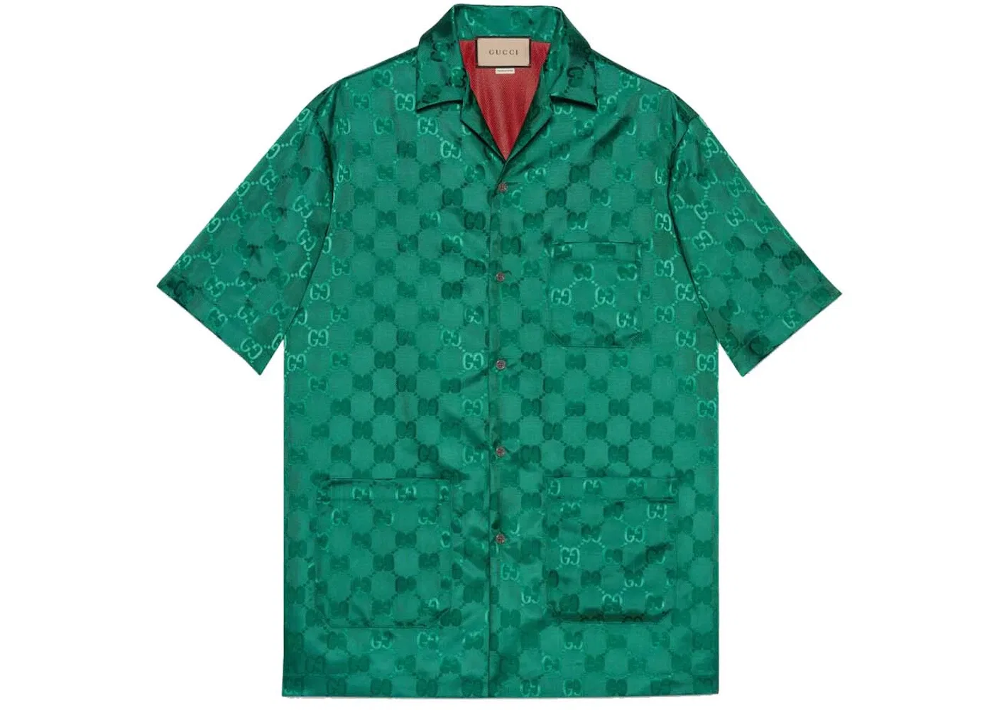 Мужская рубашка Gucci Shirt, Green