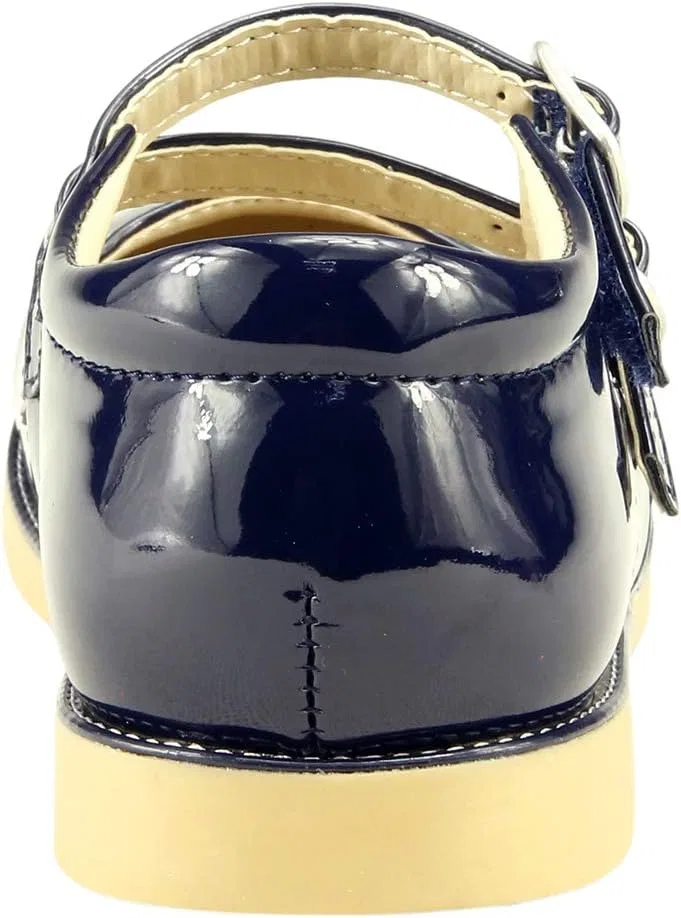 Детские туфли Мэри Джейн для девочек The Doll Maker, Glossy Navy Blue — фото 3