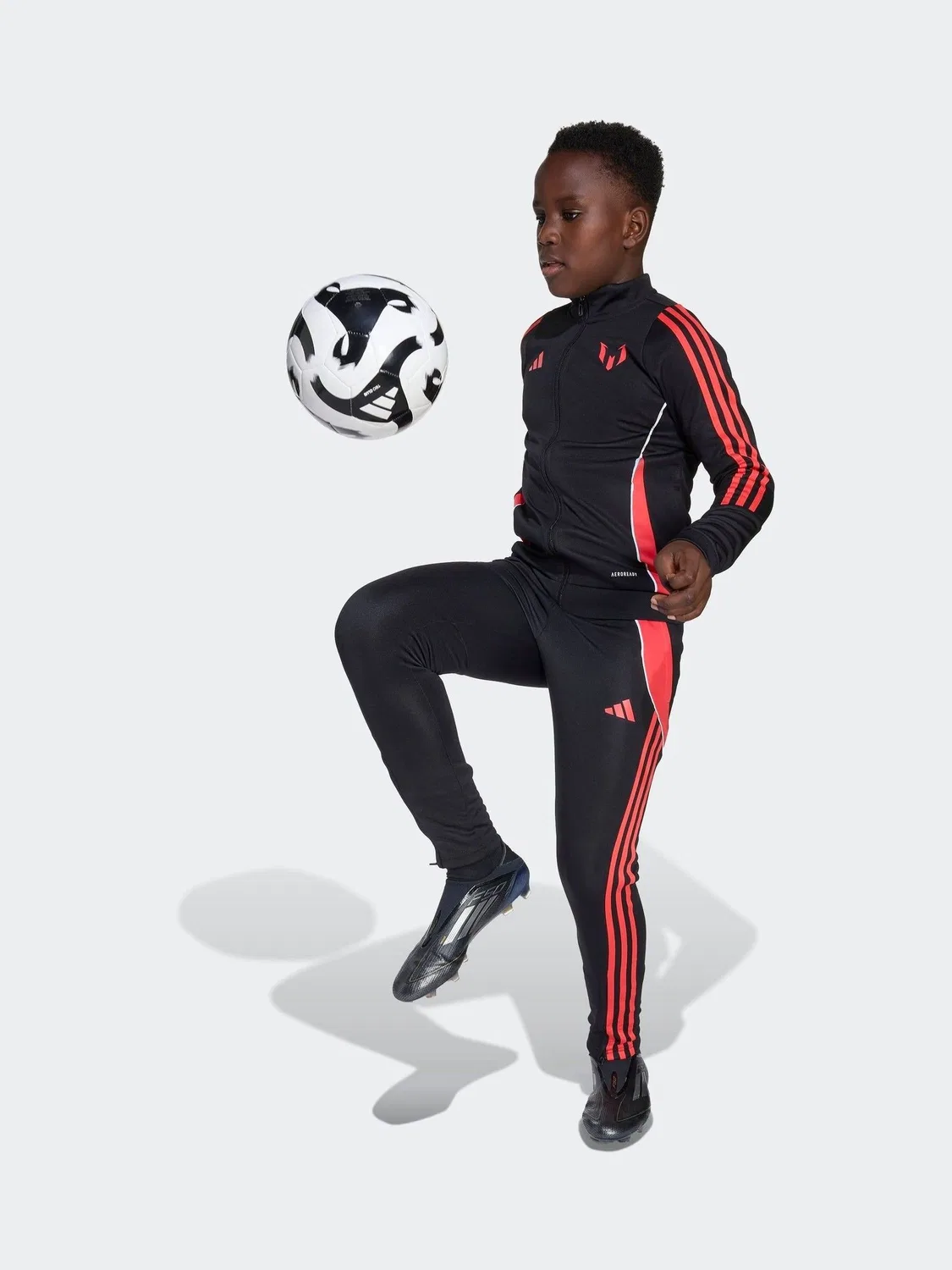 Спортивные штаны, тренировочные, Messi adidas, черный — фото 4