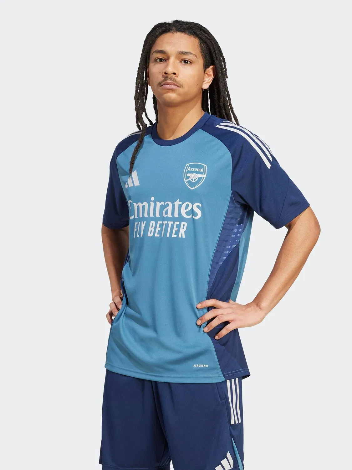 Футбольная футболка Arsenal Tiro Competition adidas, синий — фото 2