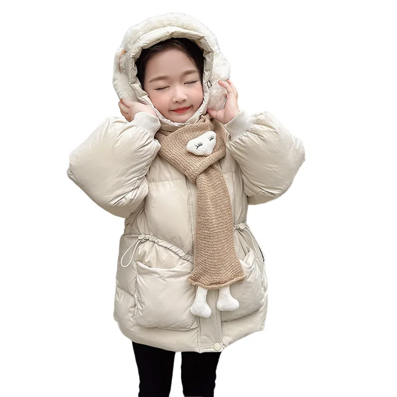 Детский пуховик с капюшоном Lanza, Beige