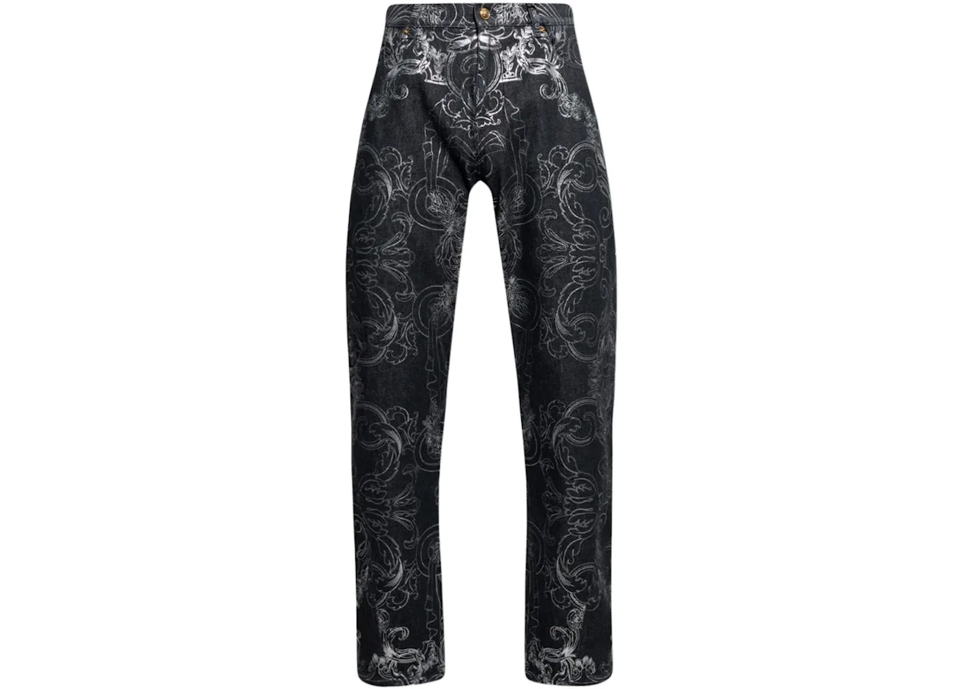 Мужские джинсы с принтом Versace, Black