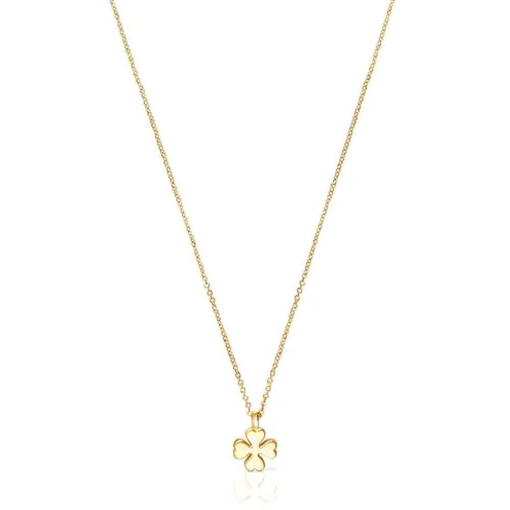 

Колье с подвеской Tous Good Vibes Clover, золото