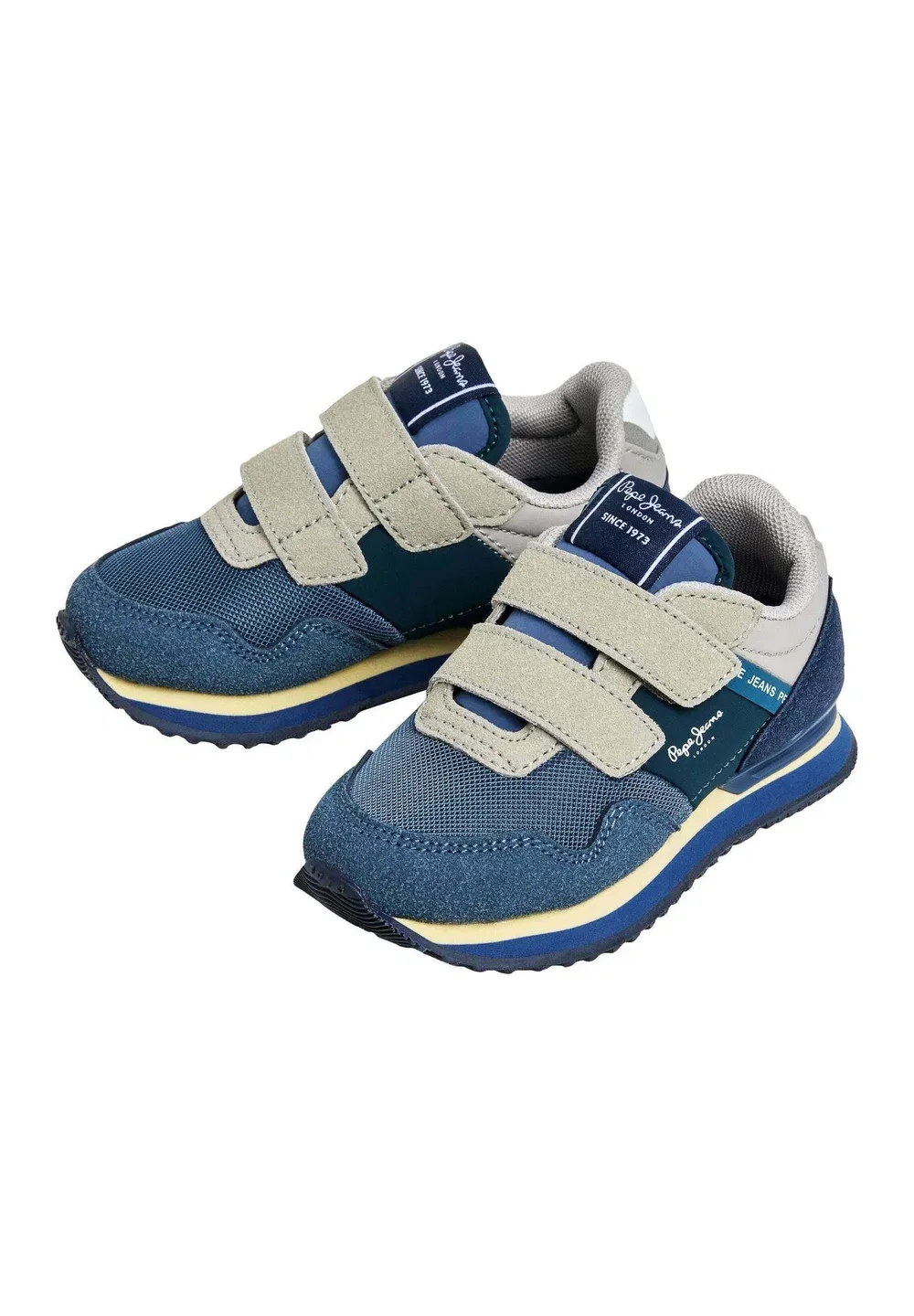 Кроссовки London Essence BK - детская обувь Pepe Jeans, Steel Blue — фото 2