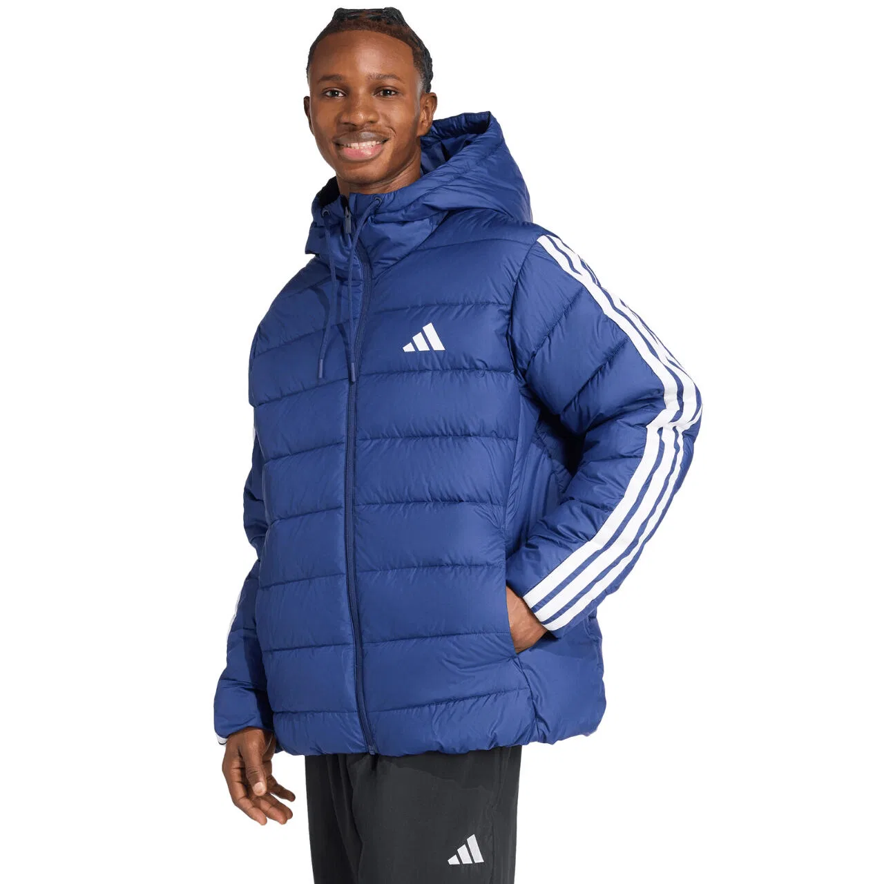 Мужская утепленная куртка CLIMAWARM 3-Stripes Adidas, Blau — фото 4