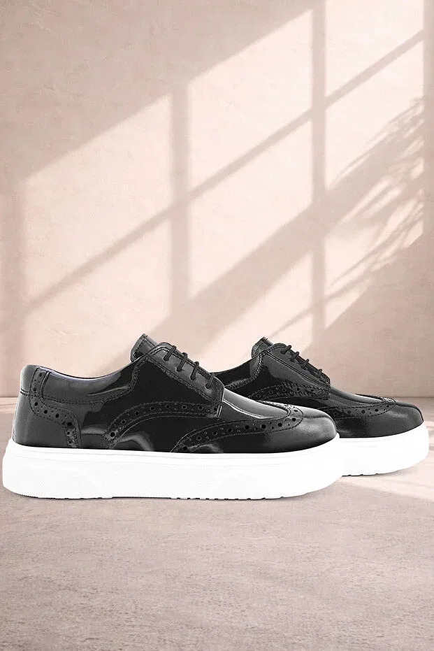 Детские классические туфли для мальчиков из натуральной кожи Classic Shoes Rakerplus, Black