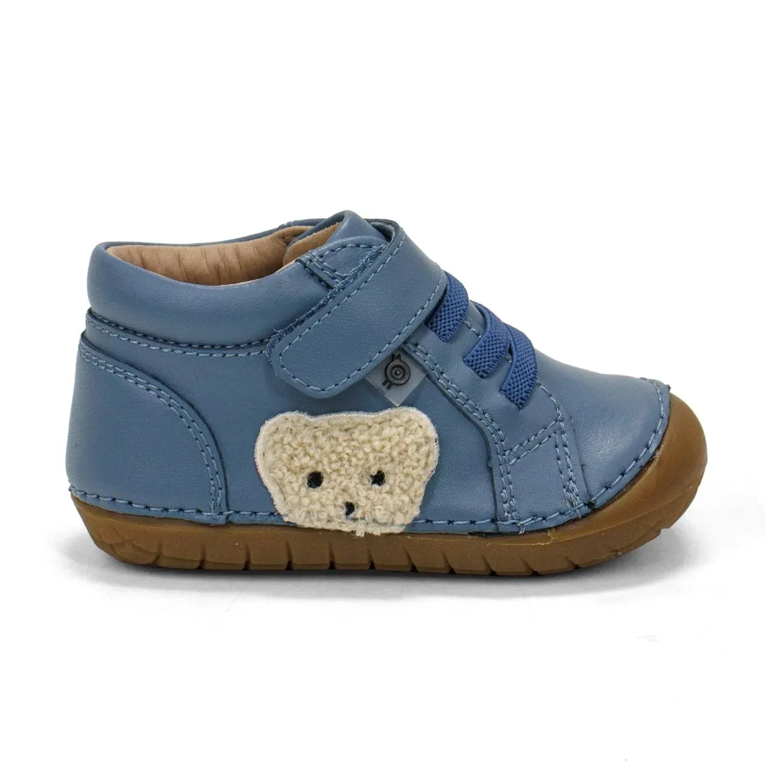 Детские кожаные кроссовки с медвежонком Ted Pave Casual Old Soles, Indigo