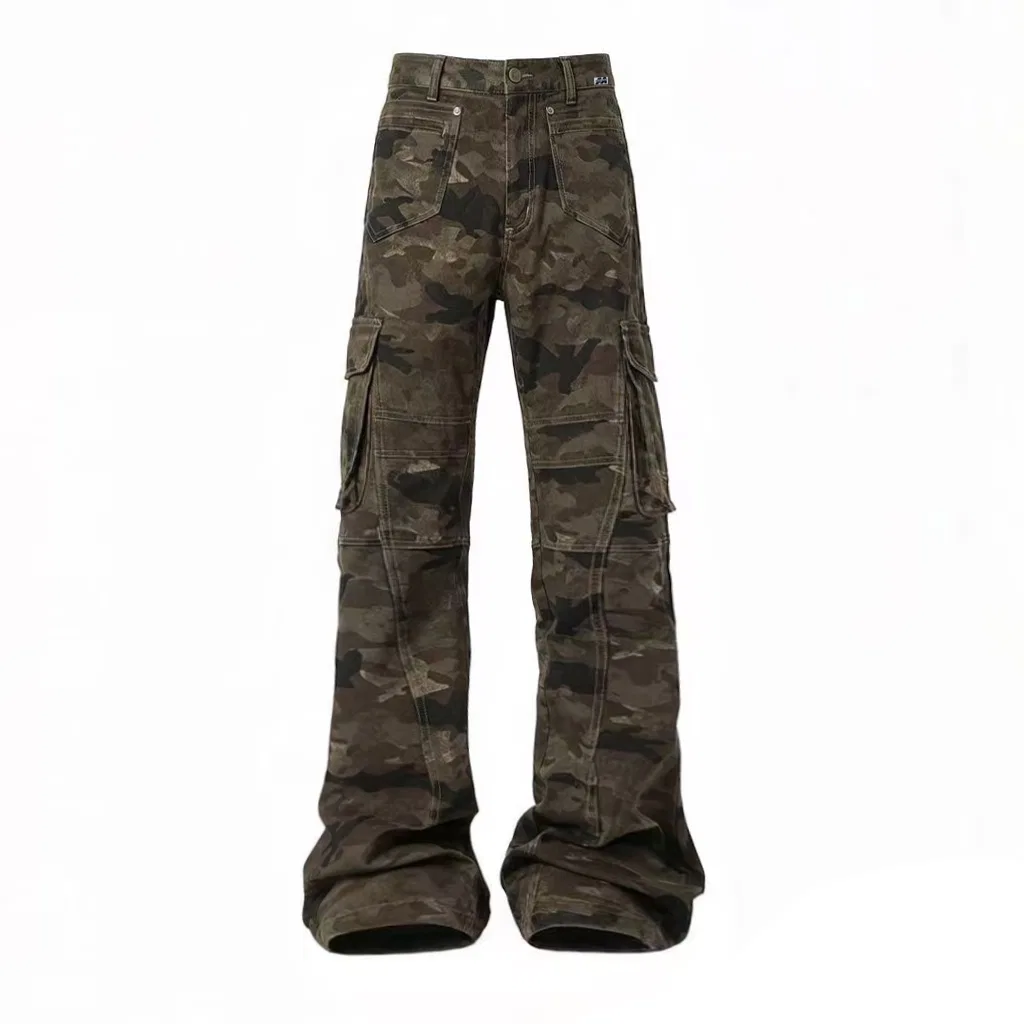 Детские джинсы карго с камуфляжным принтом Unisex Camouflage MUSCLETECH