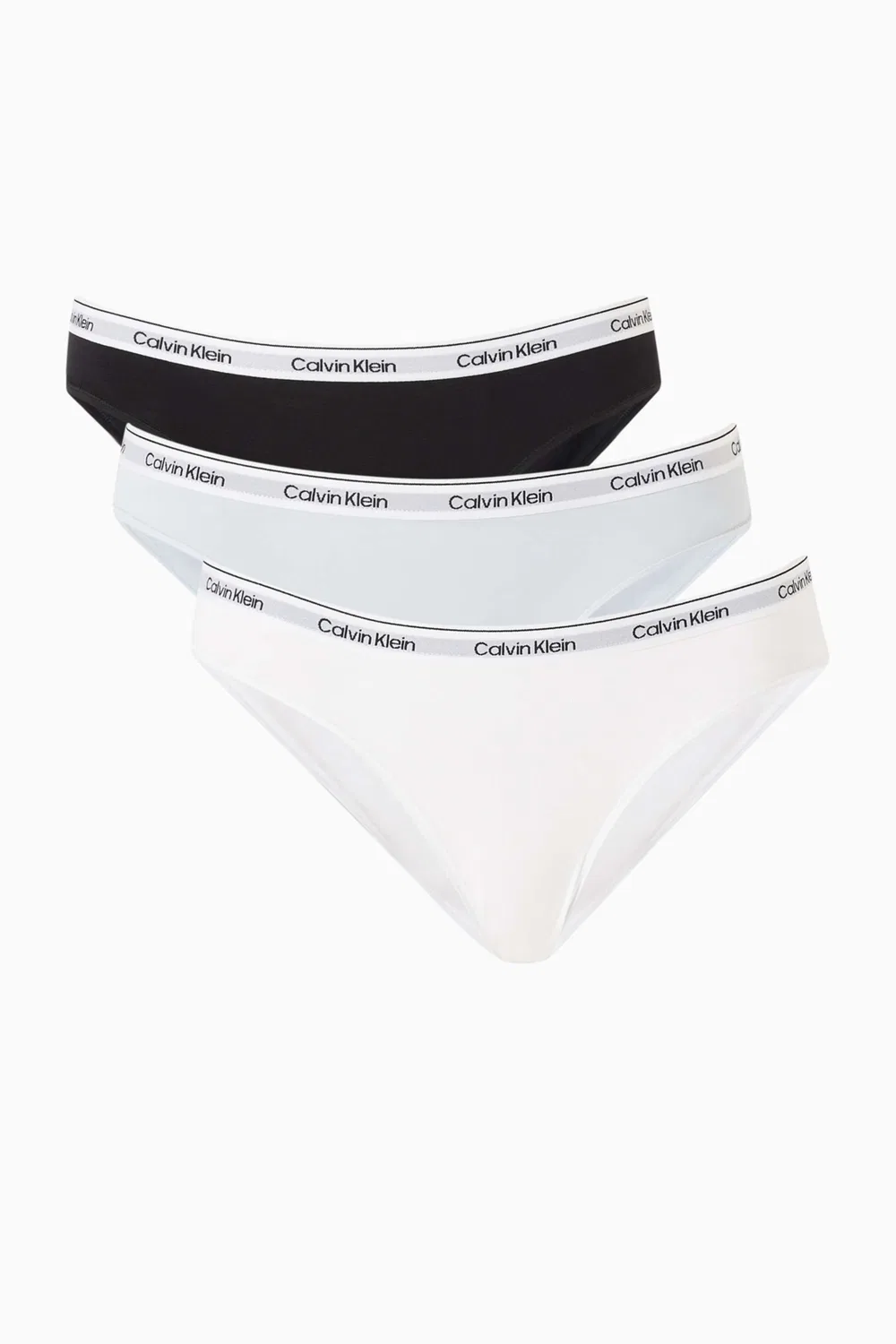 Трусы бикини хлопковые комплект из 3 штук Icon Logo Calvin Klein