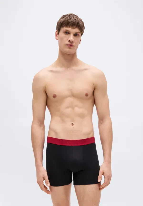 Мужские трусы-боксеры, комплект из 2 штук Levi'S, черный/красный — фото 3