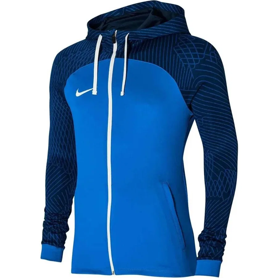 Свитшот спортивный с капюшоном Dri-Fit Strike Nike, Синий — фото 4