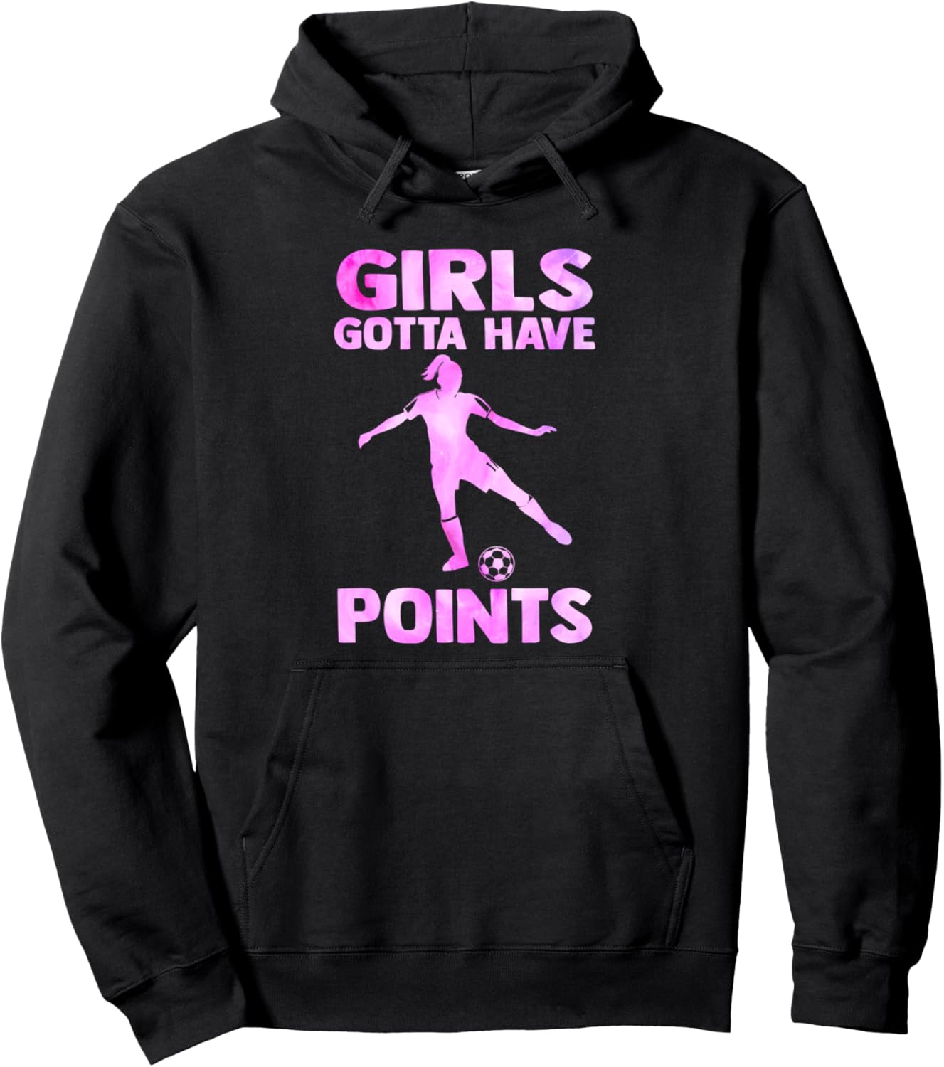 

Девушки должны играть в Point Sports Худи Soccer Girl & Play Soccer Gift, черный