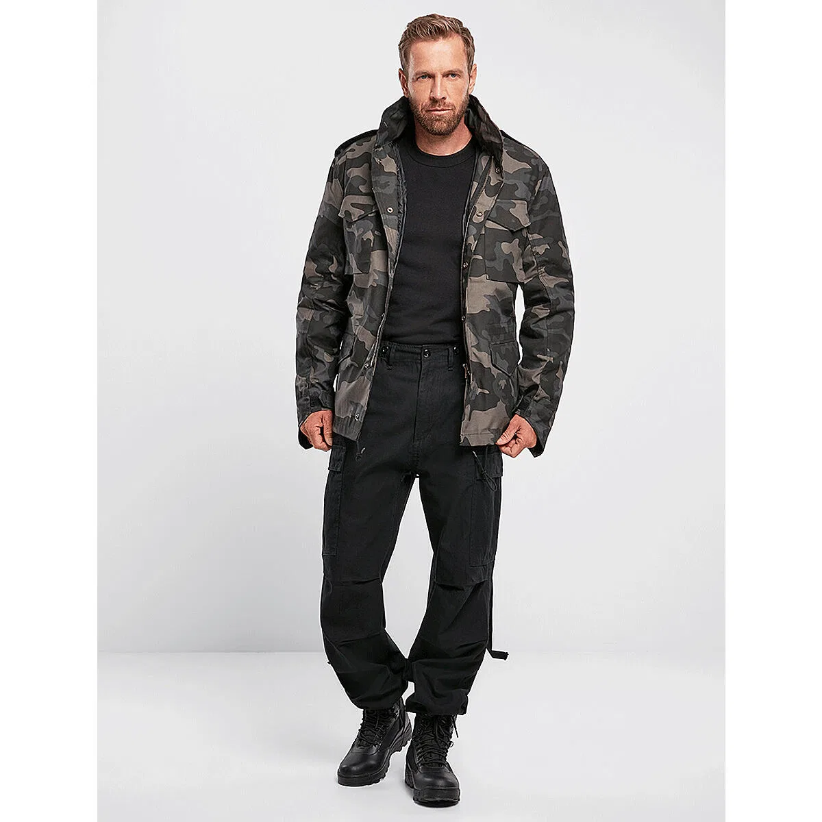 Мужские брюки M65 Vintage Pants Brandit, Black — фото 3