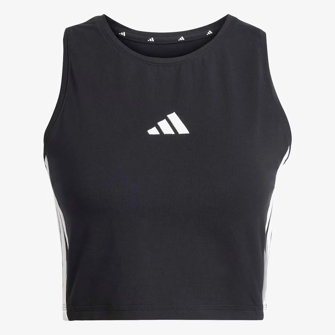 Майка-топ без рукавов Essentials 3-Stripes Adidas, черный