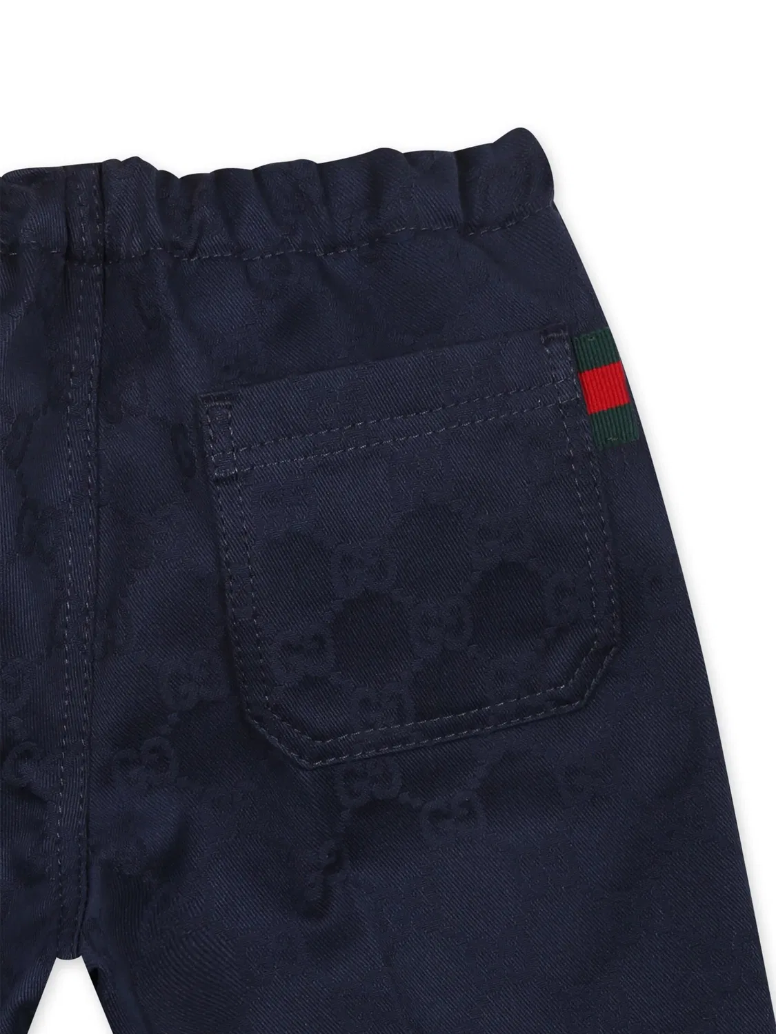 Брюки с отделкой Web Gucci Kids — фото 3