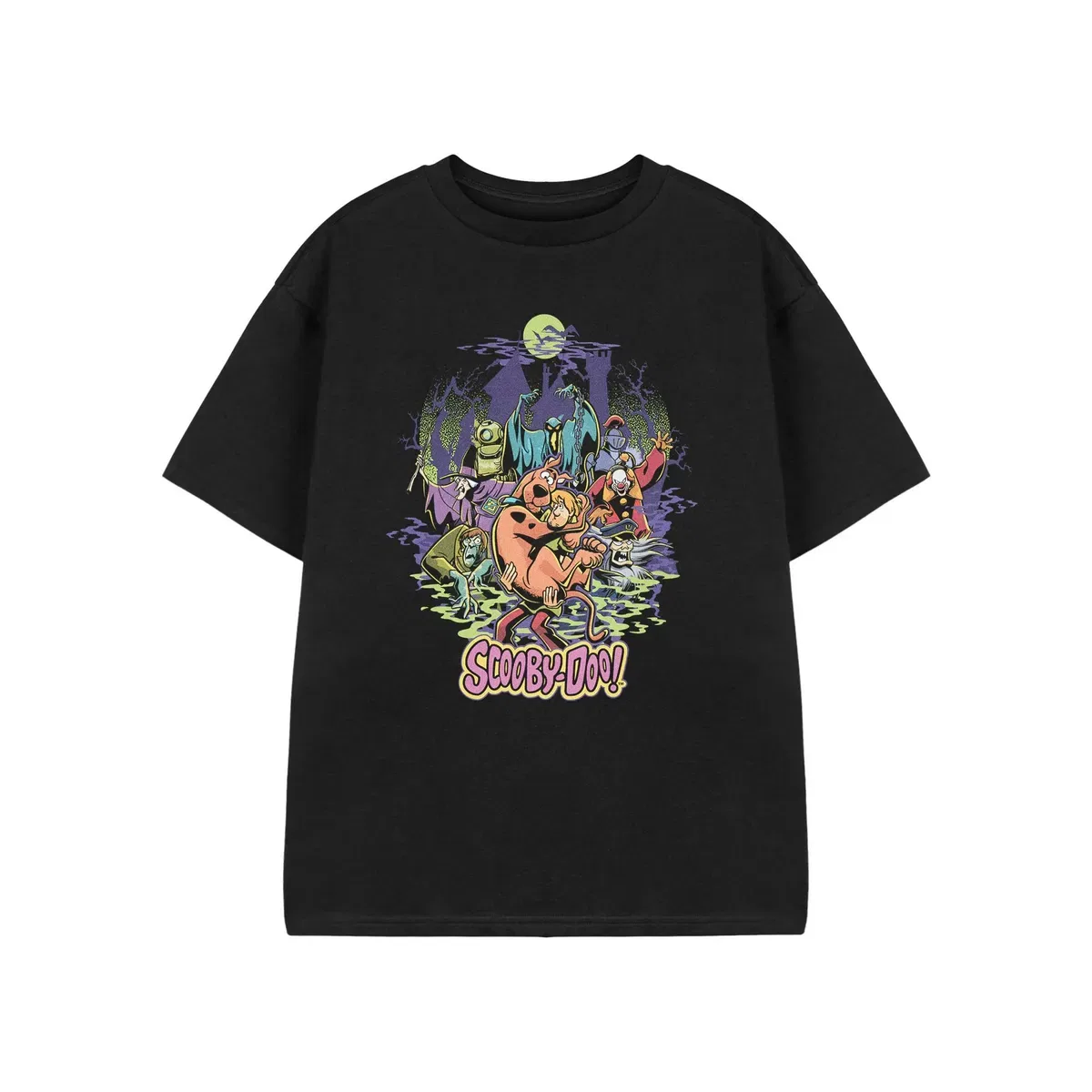 Детская футболка с коротким рукавом Scooby Doo, Black