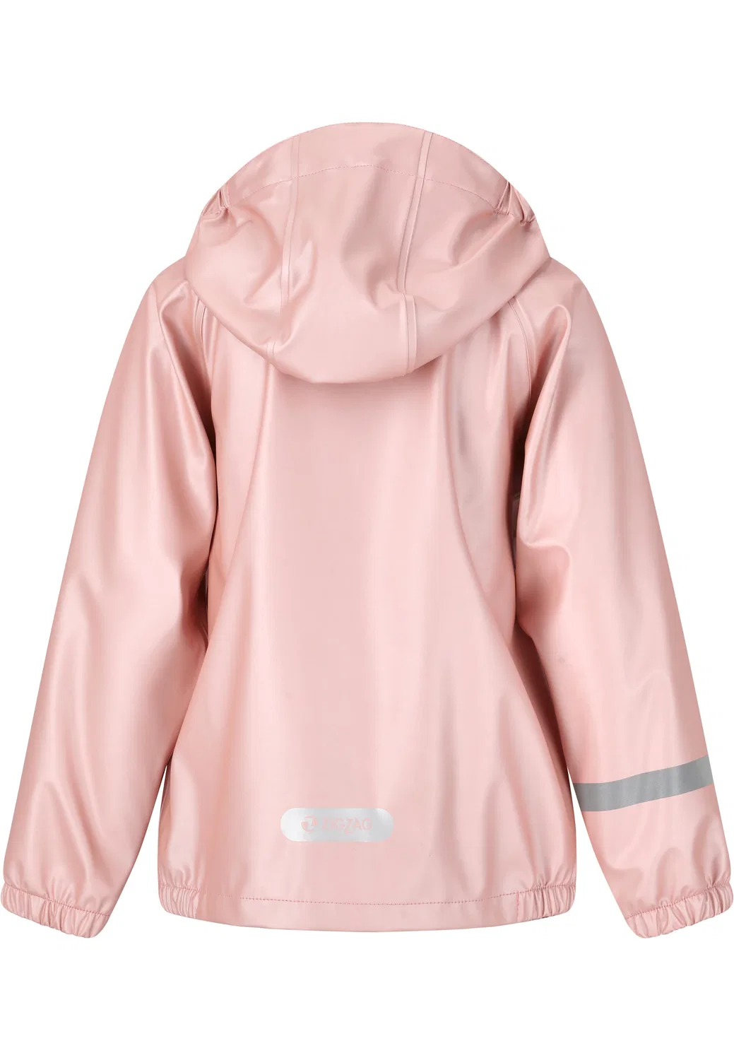 Детский дождевик Miriam Glossy Zigzag, Rosa — фото 4