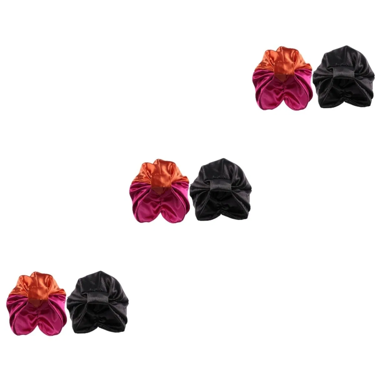 Шапочка для душа POPETPOP, 6 шт, 26x18 см, Assorted colours