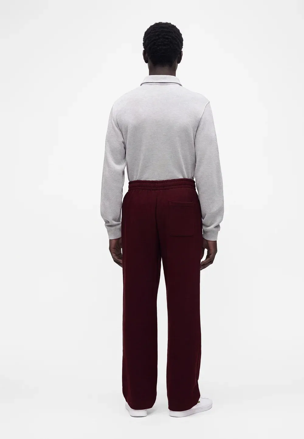 Штаны спортивные Lacoste Oxalis, унисекс, базовые, темно-синие — фото 3