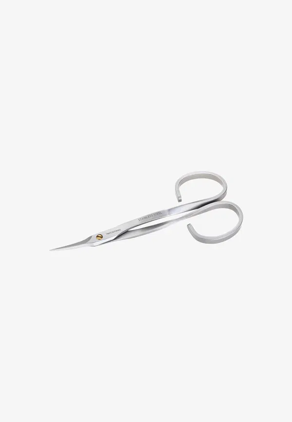 Ножницы для кутикулы из нержавеющей стали, Stainless steel cuticle scissors, Tweezerman, Silver