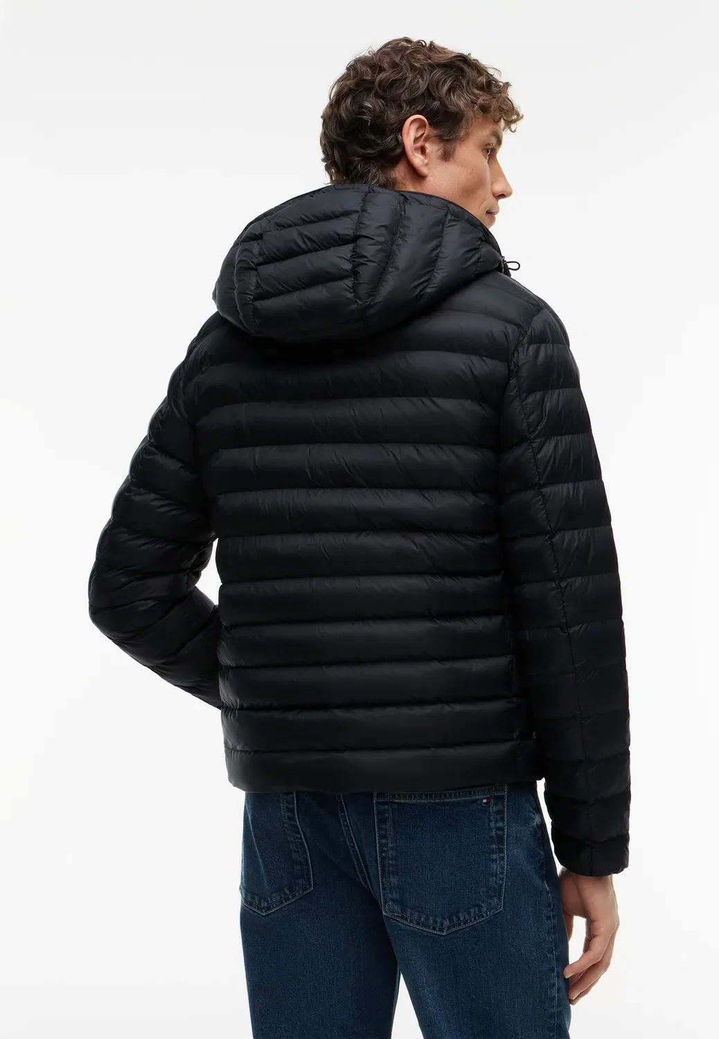 Основные предметы гардероба - легкая куртка Tommy Hilfiger, Black — фото 3