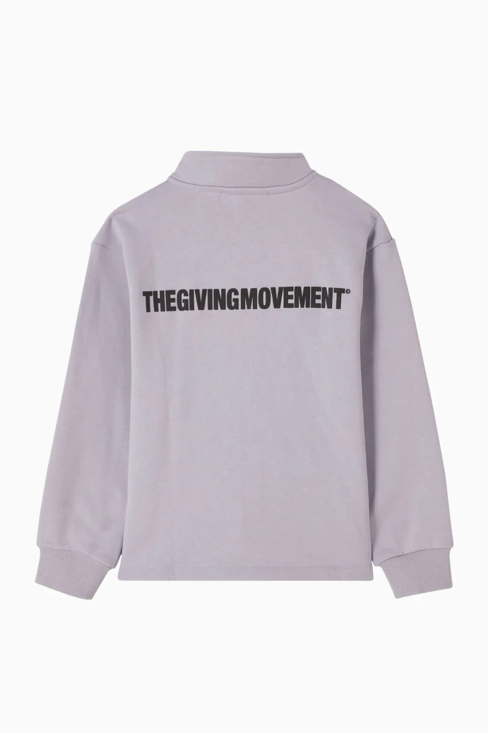Куртка на молнии из хлопкового флиса The Giving Movement, фиолетовый — фото 3