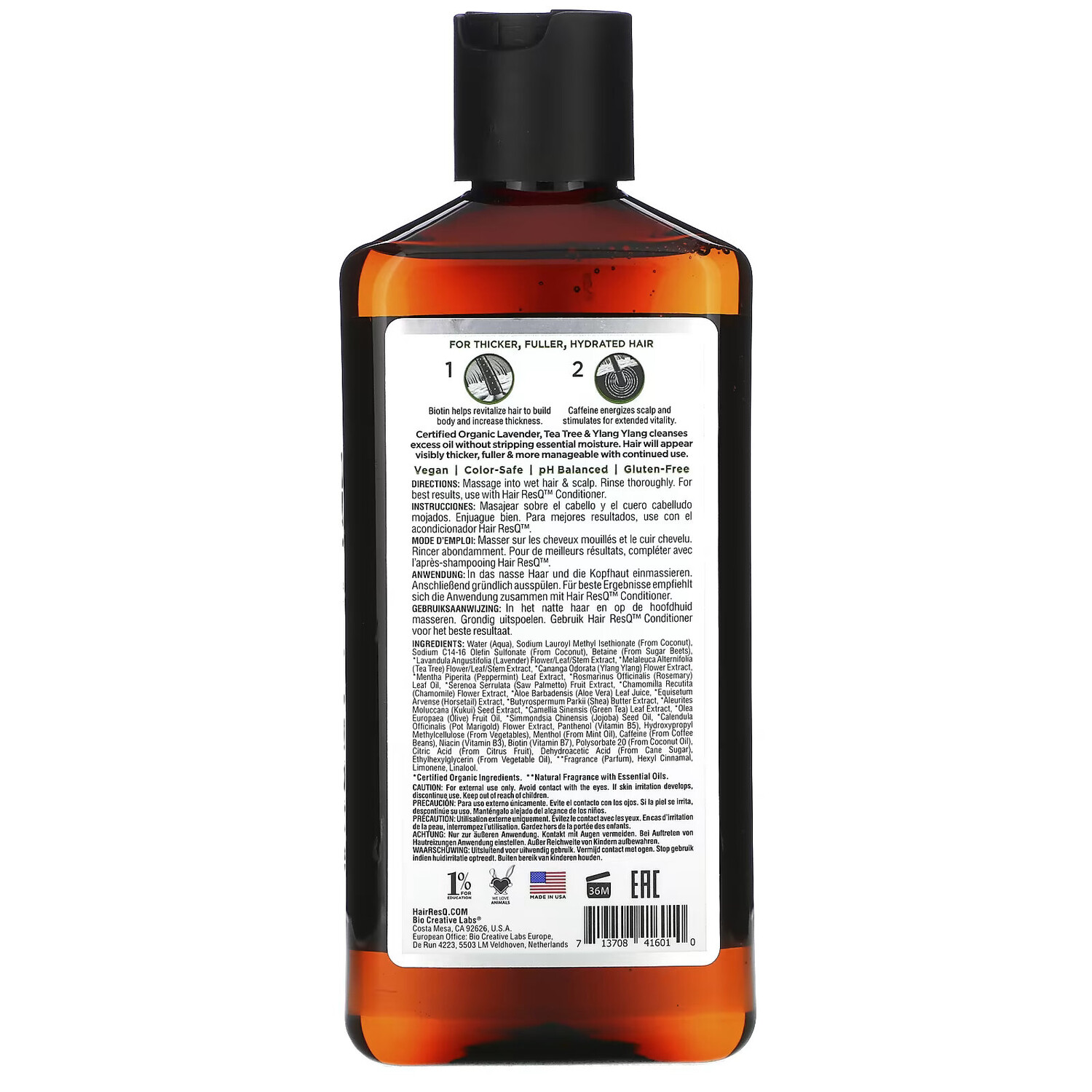 Petal Fresh, Pure, Спасение Волос , Шампунь для Утолщения Волос, 12 жидких унций (355 мл) — фото 3