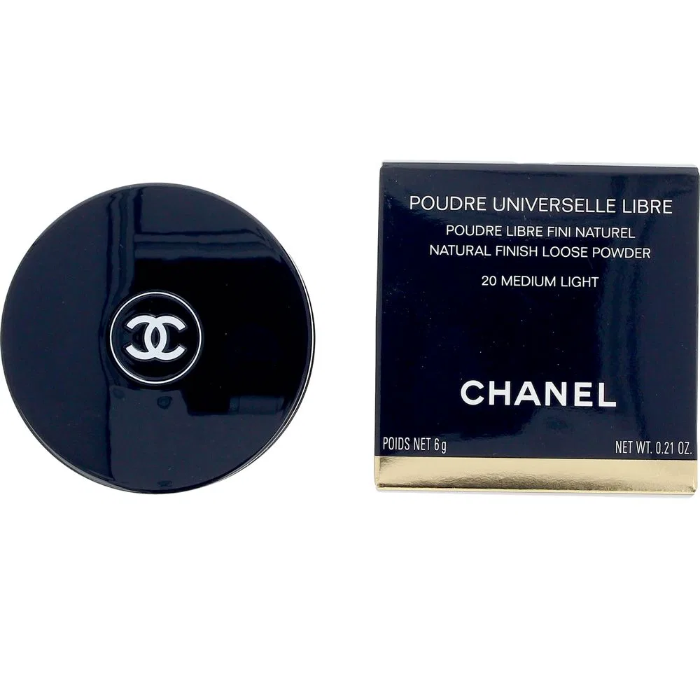 Пудра рассыпчатая 6 г с эффектом вуали, модель POUDRE UNIVERSELLE LIBRE Chanel, 20-Medium Light — фото 2