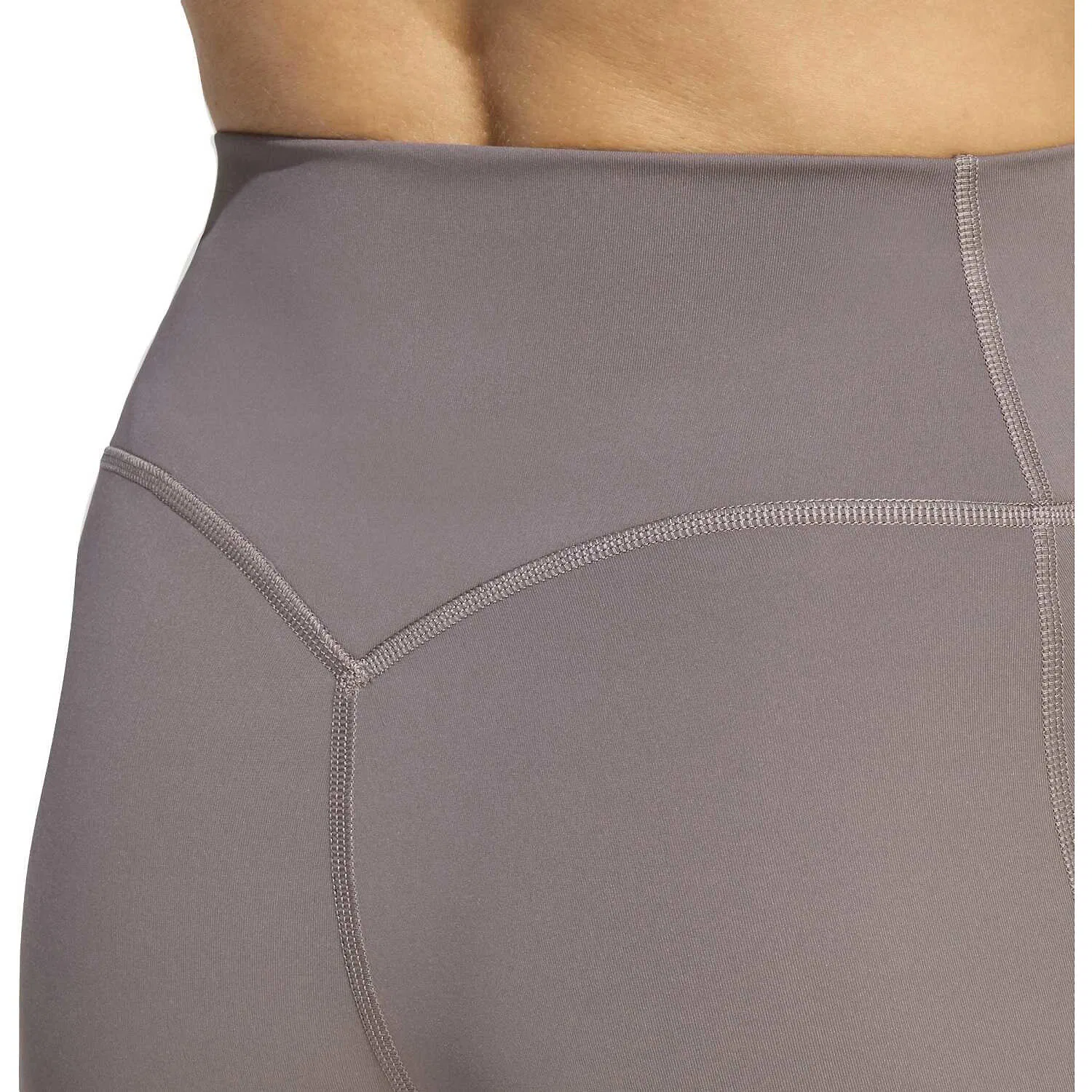 Женская короткая эластичная леггинсы Adidas OPT 3S SHO L, Bunt — фото 3