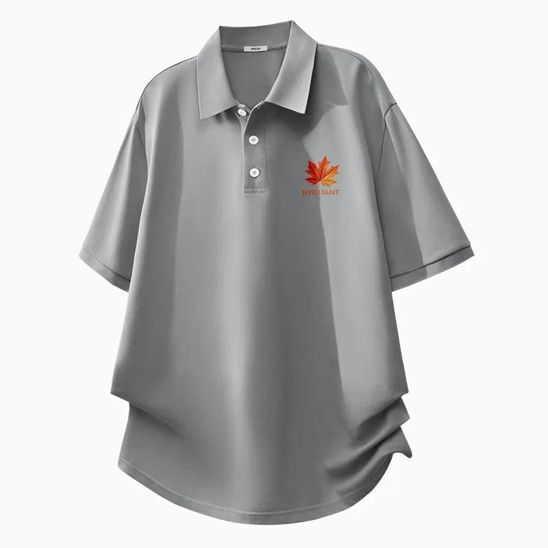 Детская поло с коротким рукавом MINISO, Light Gray