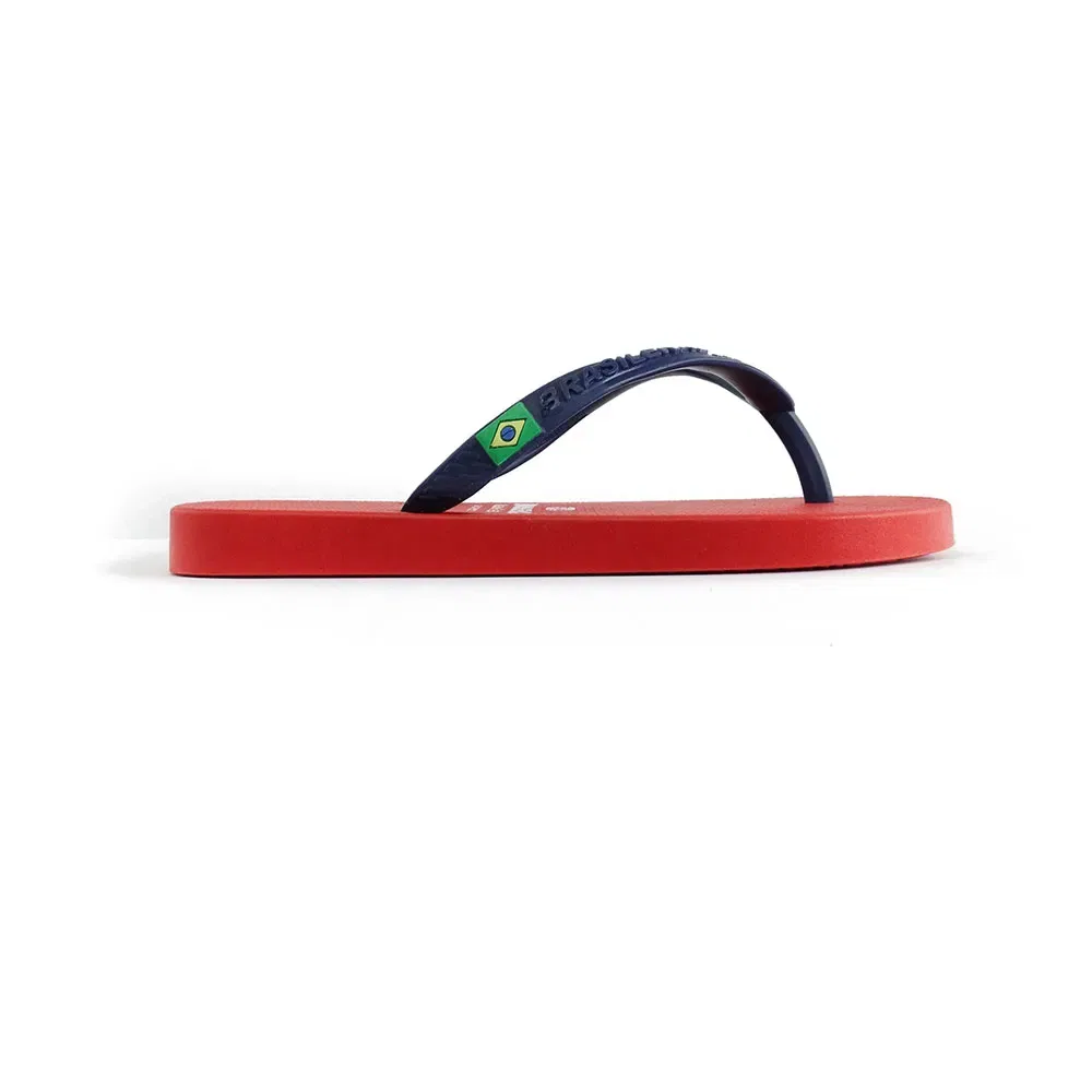 Детские вьетнамки для девочек с широкими ремешками Classic Combi Brasil NL KID Brasileras, Red — фото 3
