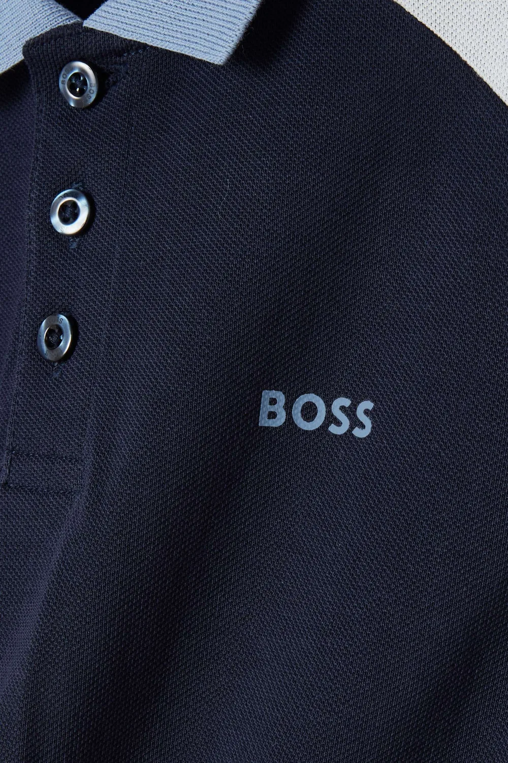Поло хлопковое BOSS Kidswear — фото 4