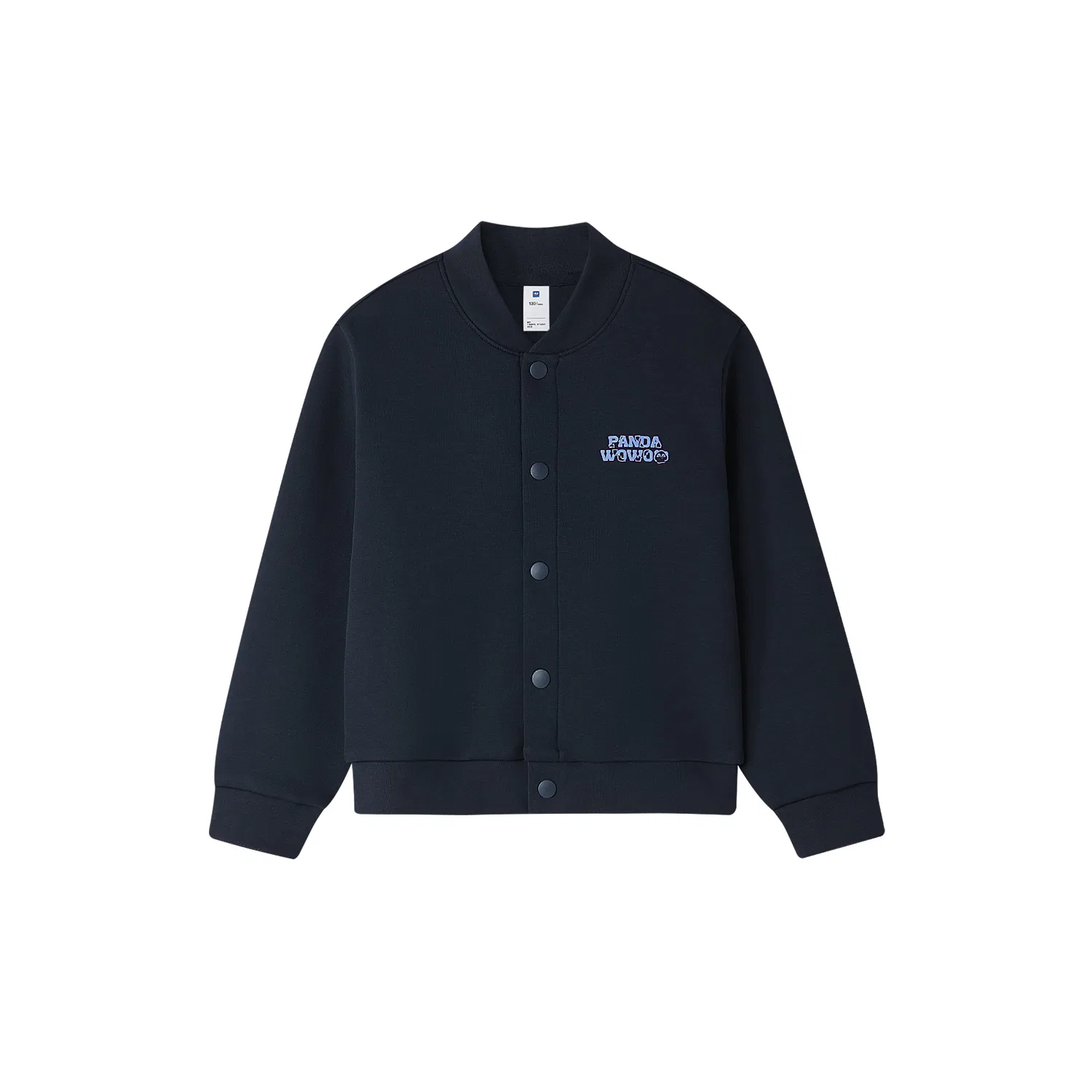 Детский свитер с вышивкой PANDAWOWO Collection HLA, Blue Gray 05