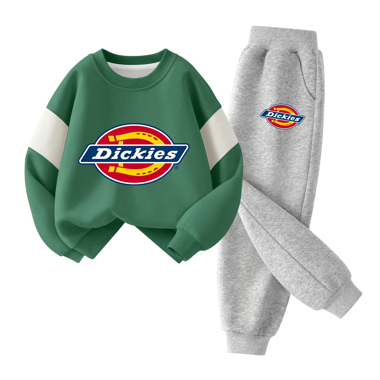 Детский спортивный комплект с логотипом Dickies, S Logo Forest Green+S Logo K Gray