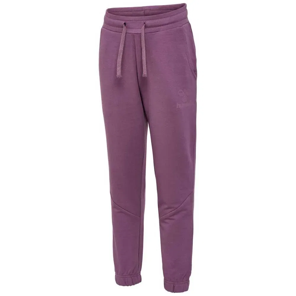 Детские спортивные брюки для девочек с принтом Hummel Fastwo Nuette, Purple — фото 3