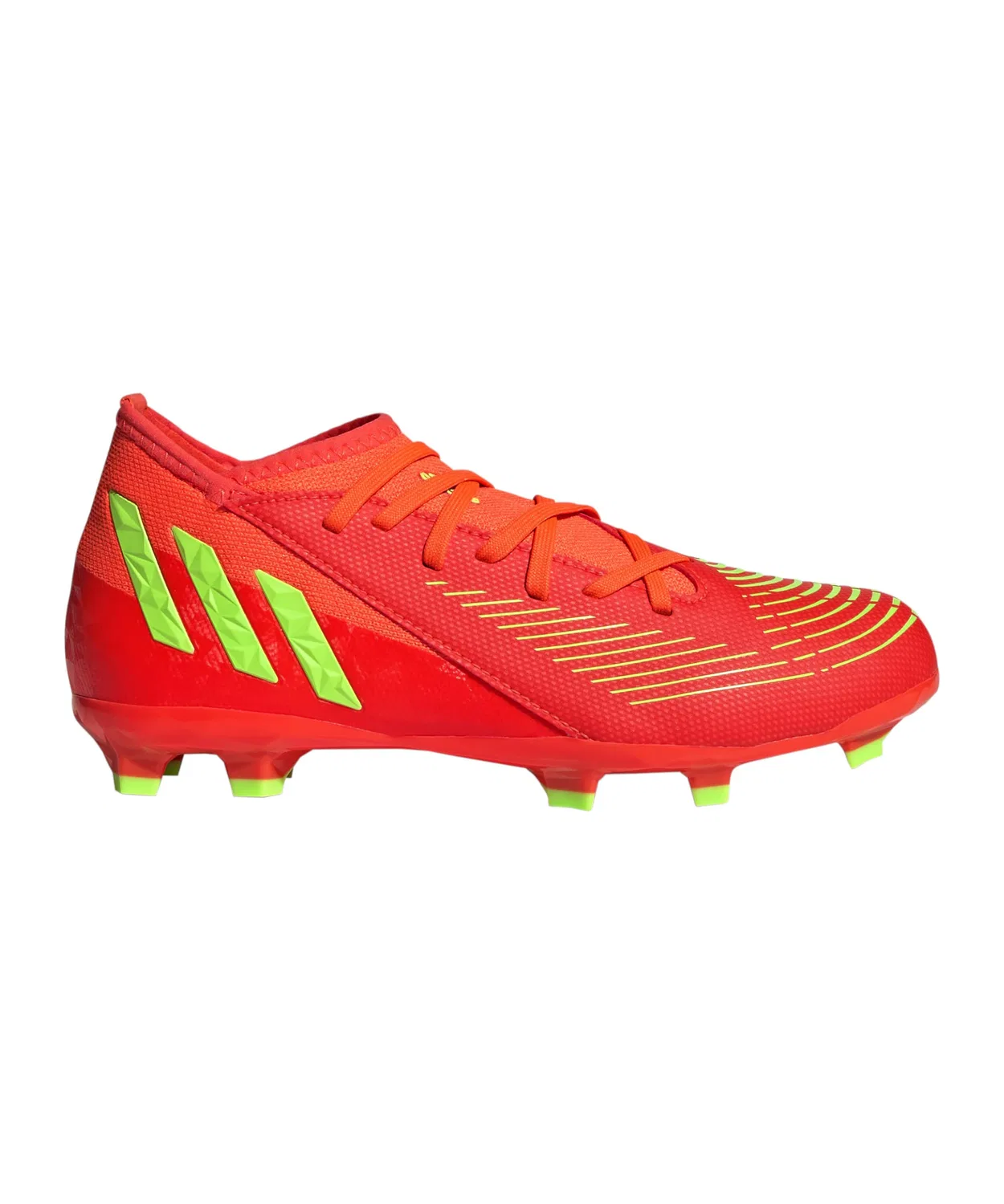 Детские футбольные бутсы Predator Edge.3 Adidas, Solred Sgreen Cblack — фото 2