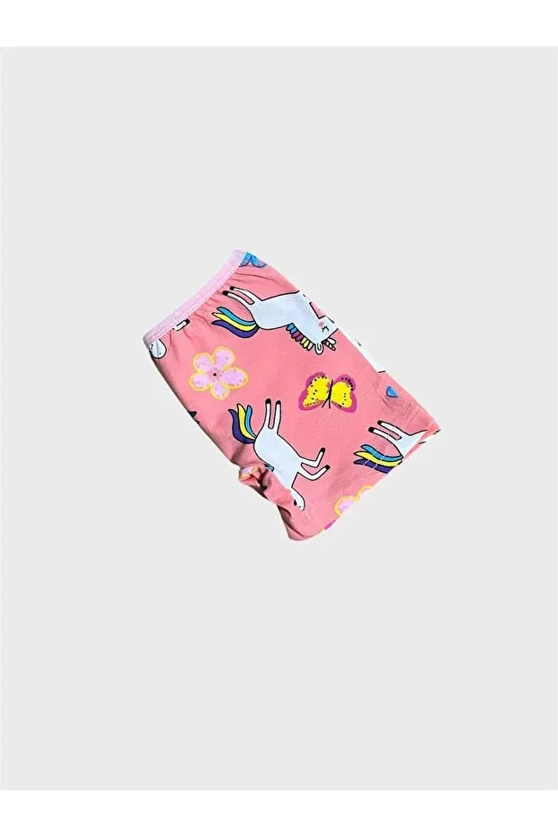 Детский комплект для девочек с принтом Girl'S 100% cotton unicorn butterfly patterned athlete boxer set Generic Brands, Puppy'S Paw — фото 4
