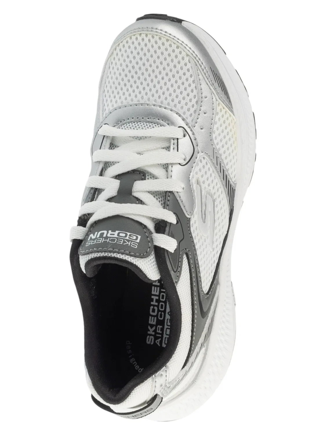 Кроссовки SKECHERS Skechers Go Run Consistent 2.0 - Hi Light серебристого цвета — фото 4