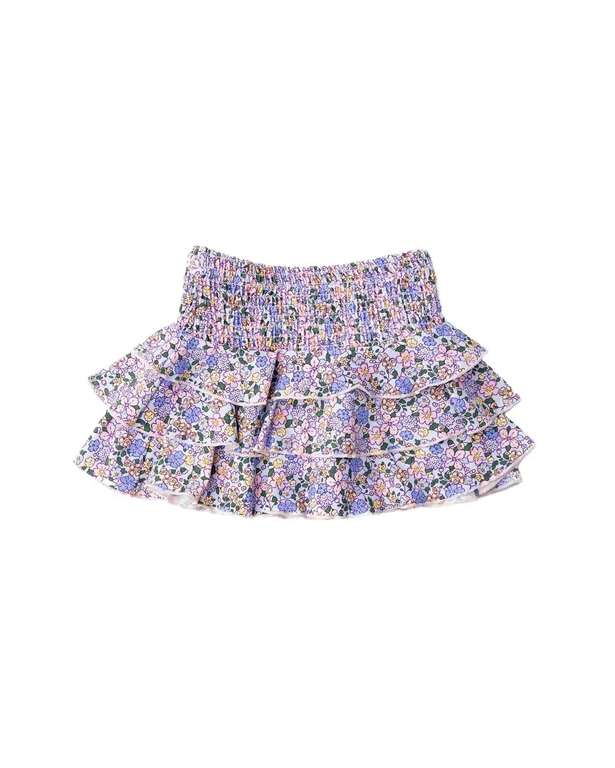 Детская юбка для девочек с оборками и защитой UPF 50+ Blossoms Shade Critters, синий