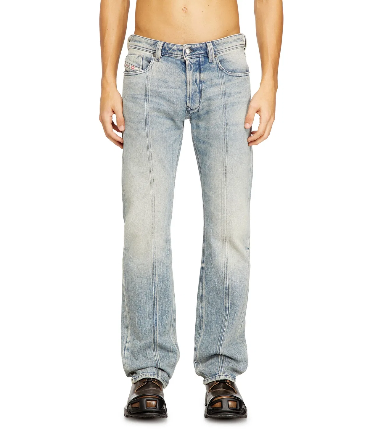 Мужские джинсы прямого кроя 1985 LARKEE-CC DIESEL, Light Indigo Blue