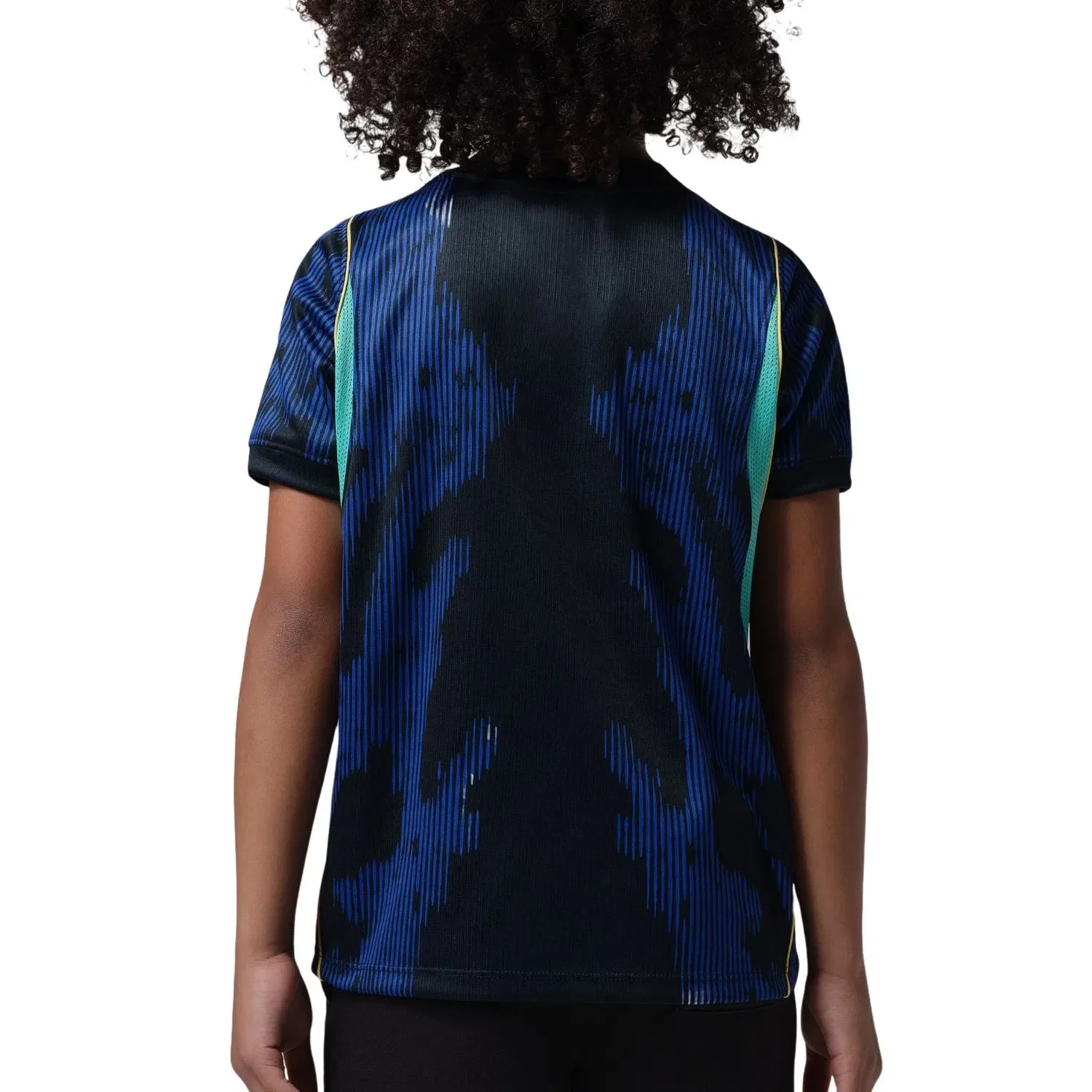 Детская футболка Jordan Brazil 2026 Stadium Away Dri-FIT Soccer Replica Jersey, темно-синий — фото 2