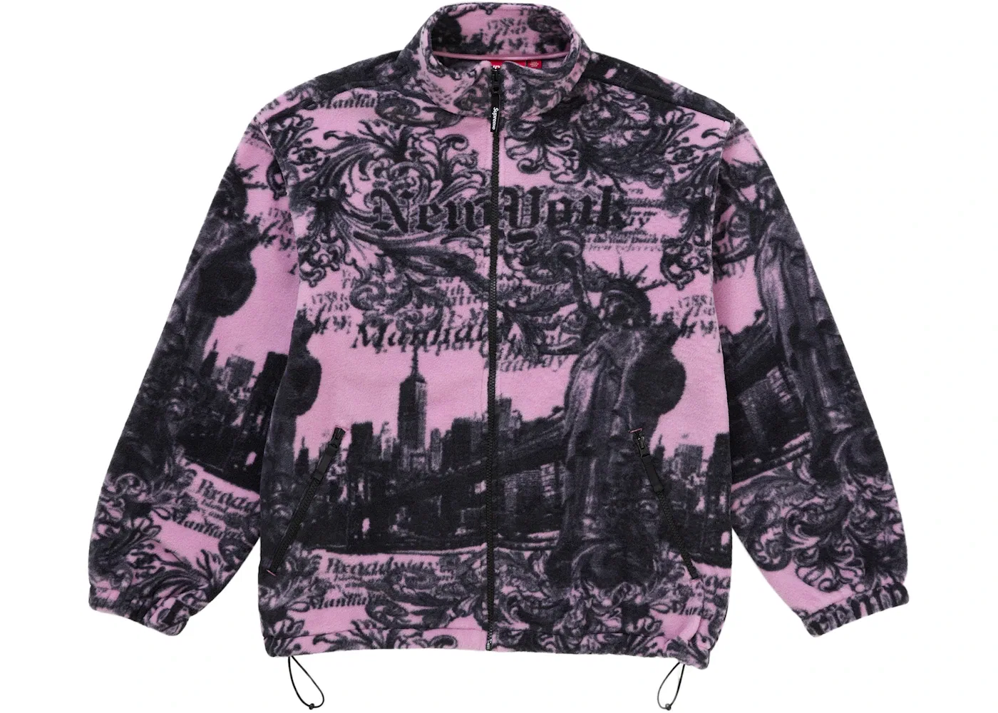 Мужская куртка флисовая Supreme, Pink