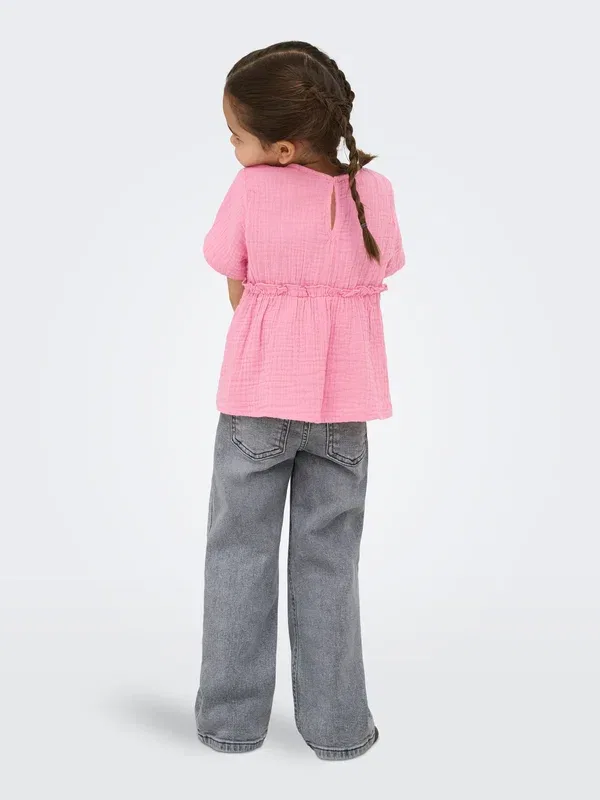 Блуза хлопковая Kmgthyra Only, Cashmere Rose Only Mini — фото 3