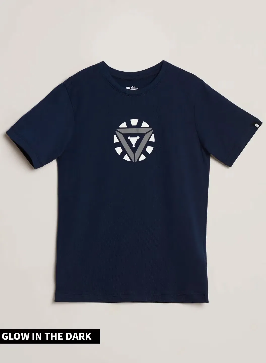 Футболка с принтом светящимся в темноте Iron Man Arc Reactor The Souled Store, синий