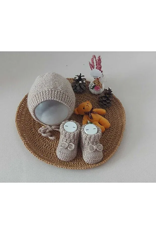 Детские тапочки-носки хлопковые Begin, Beige