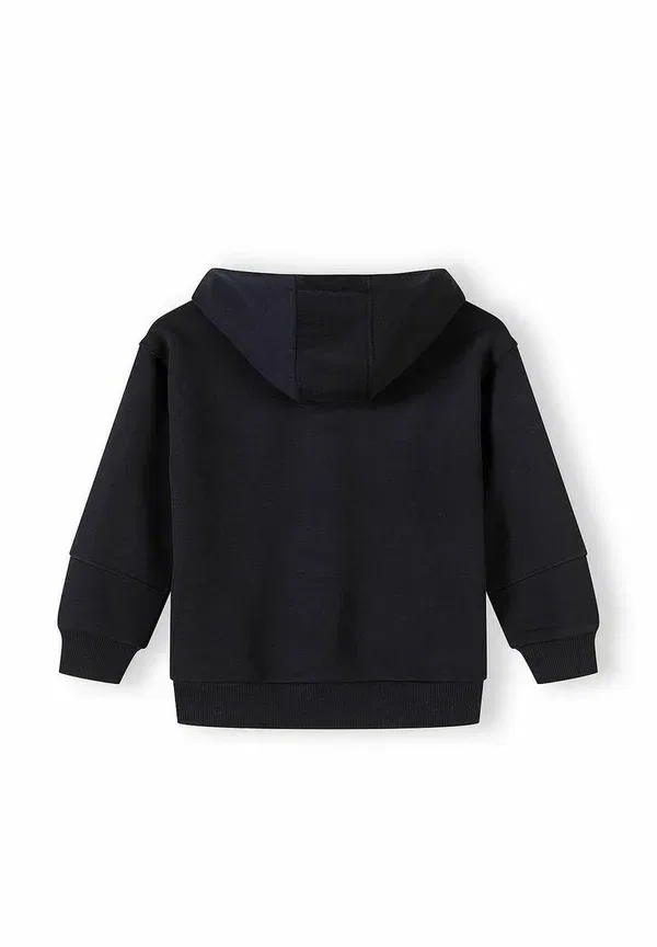 Спортивный костюм из хлопка и полиэстера hooded with kangaroo pocket and joggers Minoti Black, черный — фото 4