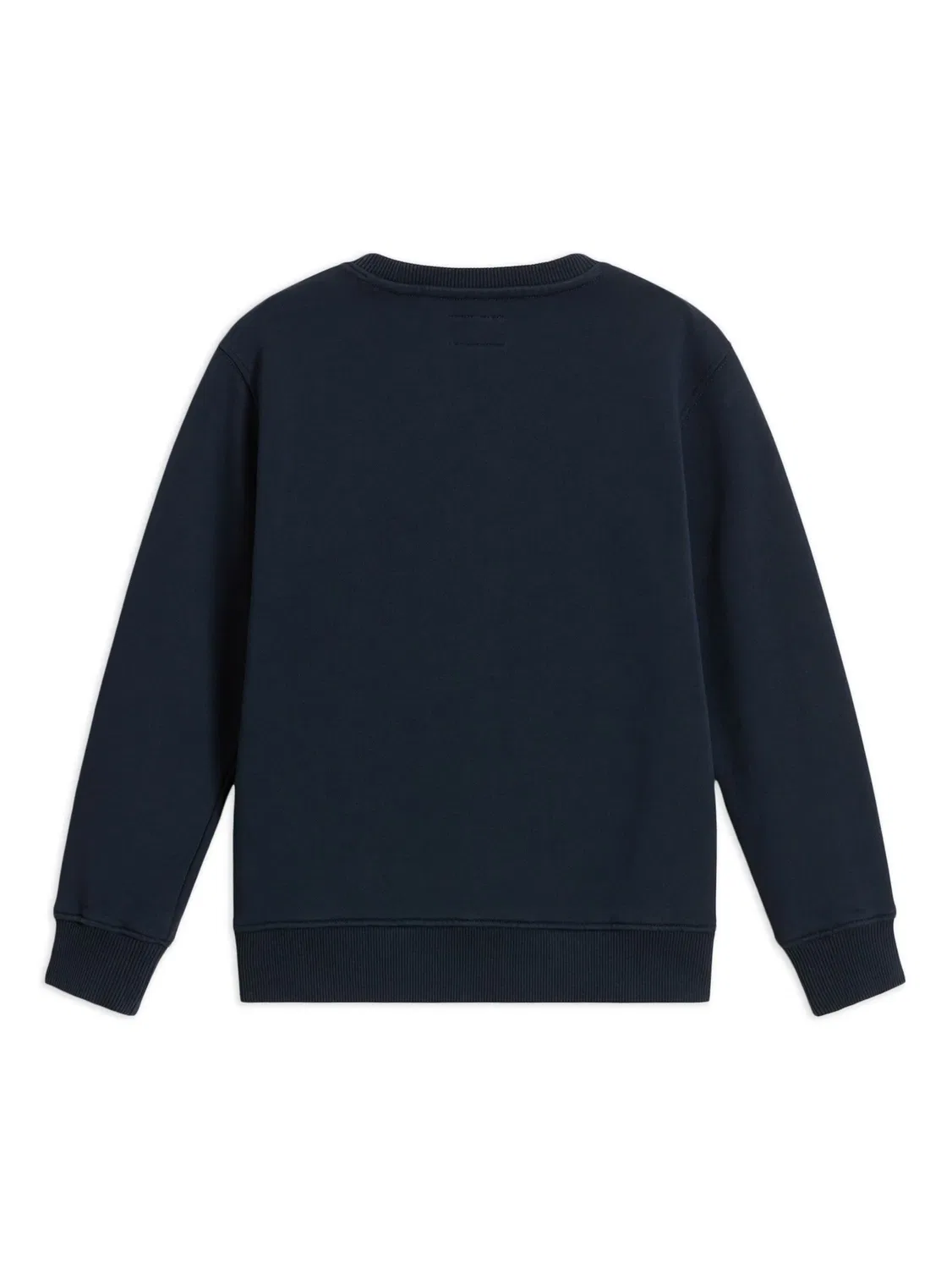 Свитшот с логотипом и флисовой подкладкой Woolrich, темно-синий — фото 4