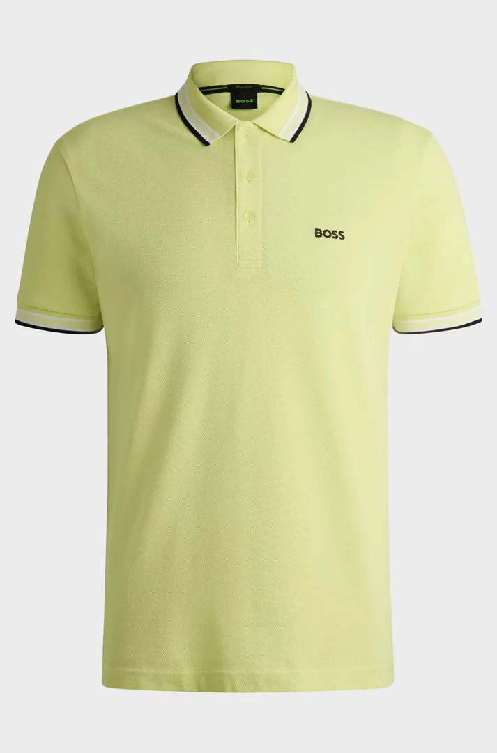 

Футболка Boss Paddy In Cotton Pique, желтый