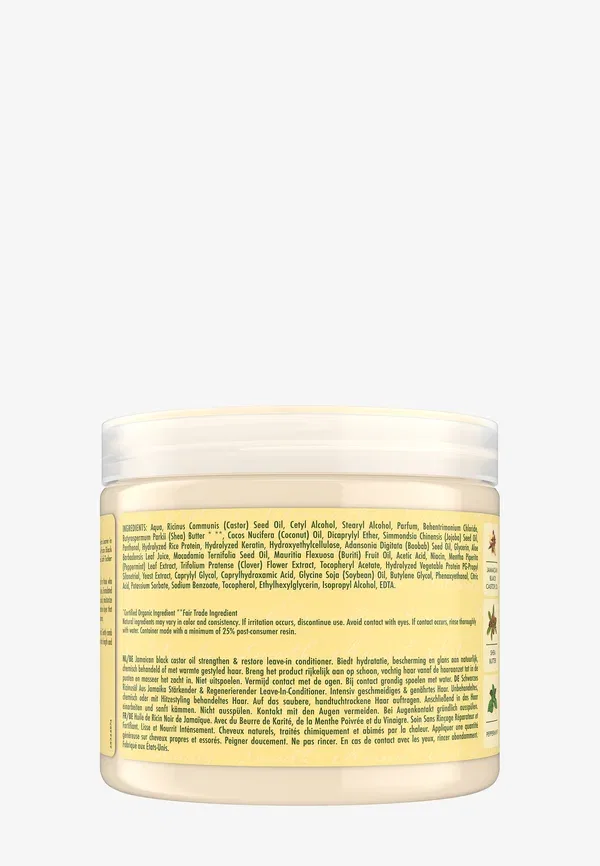 Кондиционер для восстановления волос Jamaican Black Castor Oil Leave-in Conditioner Sheamoisture, 431 мл — фото 3
